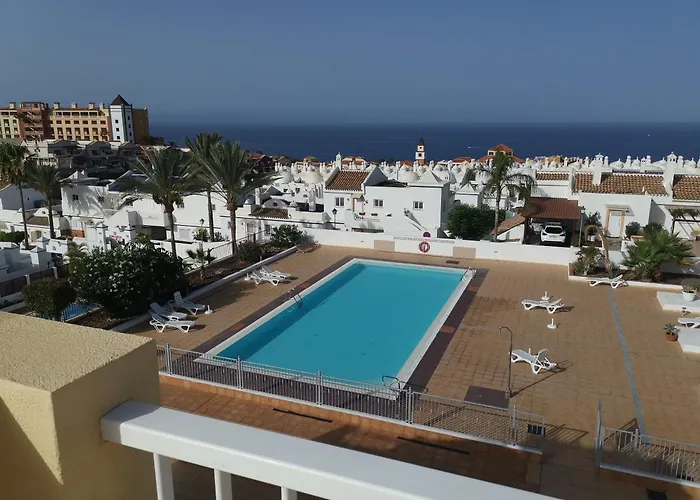 Apartmán Sans Vis-a-vis Vue Ocean & Piscine,free Wifi,private Parking&solarium Playa Paraiso (Tenerife)